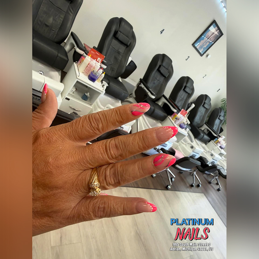 Platinum Nails Design